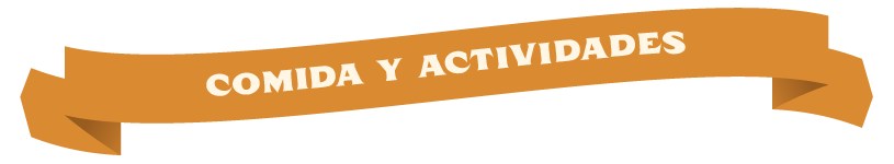 Comida y actividades